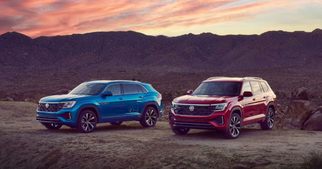 Volkswagen Atlas facelift: motor nou, mai mic și materiale îmbunătățite