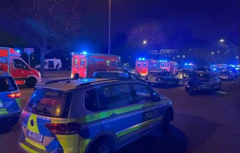 Atac armat la o biserică Martorii lui Iehova din Hamburg. Opt morți, inclusiv atacatorul