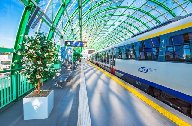 Trenurile de pe cursa Bucureşti Nord-Aeroport Otopeni nu vor circula temporar, &icirc;ncep&acirc;nd de săptăm&acirc;na viitoare