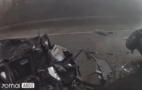 Carambol cu 42 de mașini pe autostrada M1 din Ungaria: mărturiile românilor implicați în accident