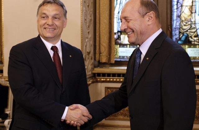 Traian Basescu, intalnire cu premierul ungar Viktor Orban