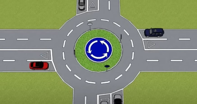 Noua regulă de circulație din sensul giratoriu. Poliția: „Vechea practică nu mai este valabilă”