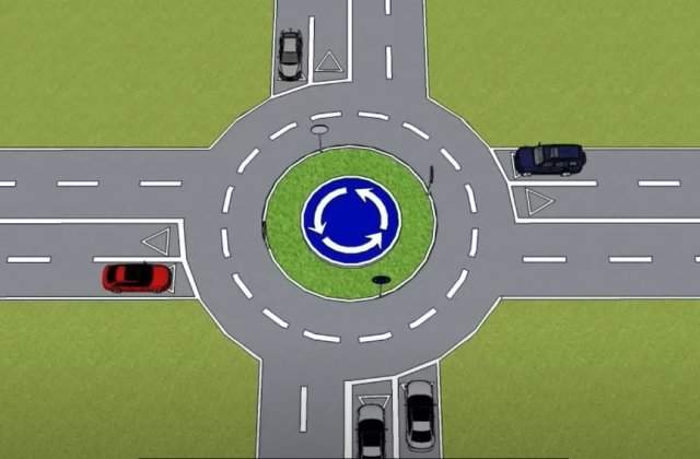 Noua regulă de circulație din sensul giratoriu. Poliția: &bdquo;Vechea practică nu mai este valabilă&rdquo; 