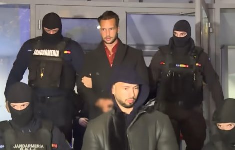 Andrew și Tristan Tate, prima ieșire din arestul la domiciliu. Milionarii au mers fără cătușe la sediul DIICOT