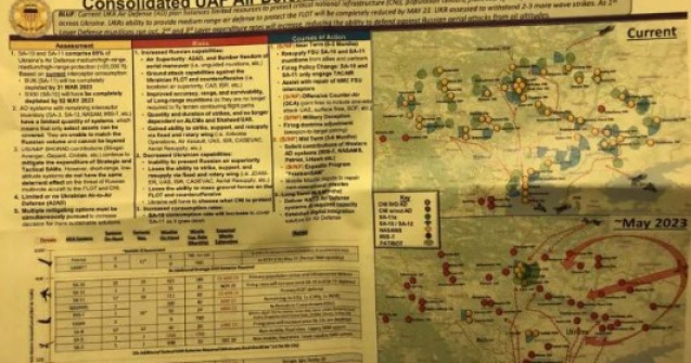 Documente secrete de la Pentagon: armata Ucrainei, fără muniție antiaeriană până la finalul lunii mai, dacă nu e întărită masiv