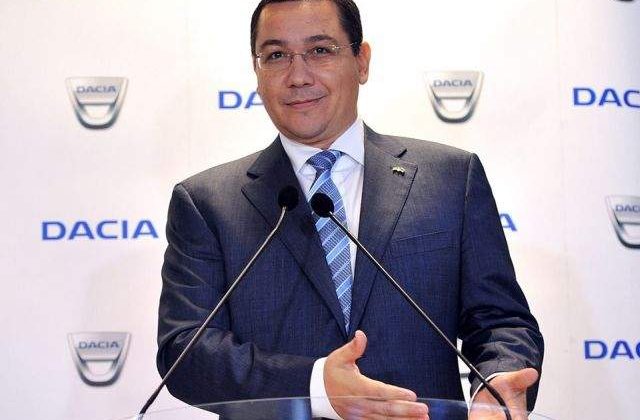Ponta: Imi doresc ca tinerii sa-si cumpere o masina fabricata in Romania
