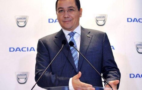Ponta: Imi doresc ca tinerii sa-si cumpere o masina fabricata in Romania