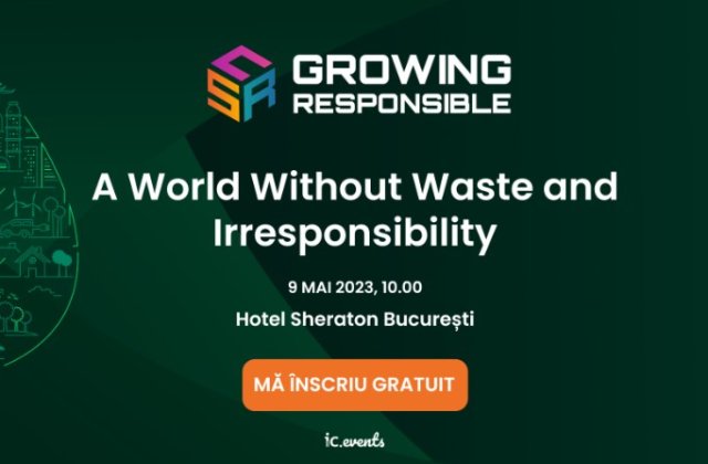 CSR Growing Responsible 2023: patru sesiuni dinamice dedicate celor mai importante provocări de sustenabilitate ale momentului