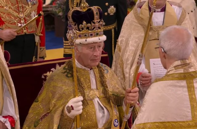 LIVE VIDEO Slujba de &icirc;ncoronare a regelui Charles al III-lea și a soţiei sale, regina Camilla, la Westminster Abbey din Londra