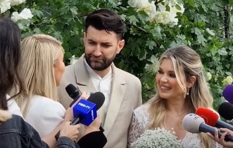 Smiley și Gina Pistol au decis unde pleacă în luna de miere. Cum a arătat meniul de nuntă