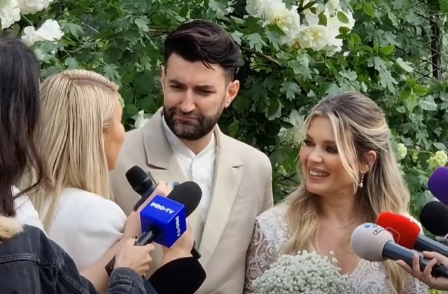 Smiley și Gina Pistol au decis unde pleacă &icirc;n luna de miere. Cum a arătat meniul de nuntă