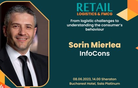 Sorin Mierlea, președintele InfoCons, vine la Retail Logistics & FMCG: From logistic challenges to understanding the consumer’s behaviour
