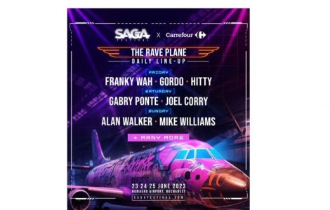 SAGA Festival lansează SAGA Rave Plane, o scenă în avion cu petreceri exclusiviste