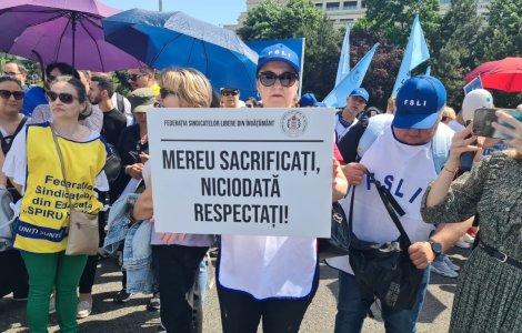 Greva profesorilor continuă. Decizia sindicaliștilor: nu vor semna niciun acord cu Iohannis, dacă nu le sunt respectate cererile