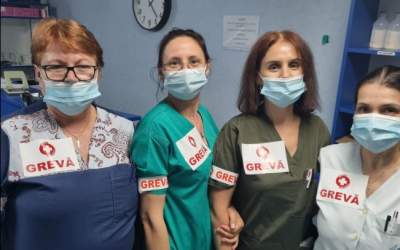 Sindicaliștii SANITAS, în...