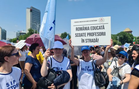Sindicaliștii din Educație, întâlnire cu premierul Ciucă. Anunță luni dacă renunță la proteste