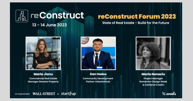 reConstruct Forum 2023: de ce cartierul poate fi hub-ul urban al viitorului