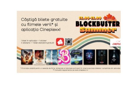 Filmele verii vin cu bilete cadou