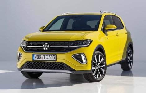 Volkswagen T-Cross facelift: faruri LED și ceasuri digitale în standard