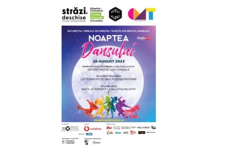 Bucureștiul dansează: Noaptea Dansului, cel mai mare eveniment de dans din Capitală, are loc pe 26 august