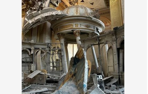 Rusia, nou atac în Odesa. Catedrala Schimbarea la Față din Ucraina, parțial distrusă în urma atacurilor rusești