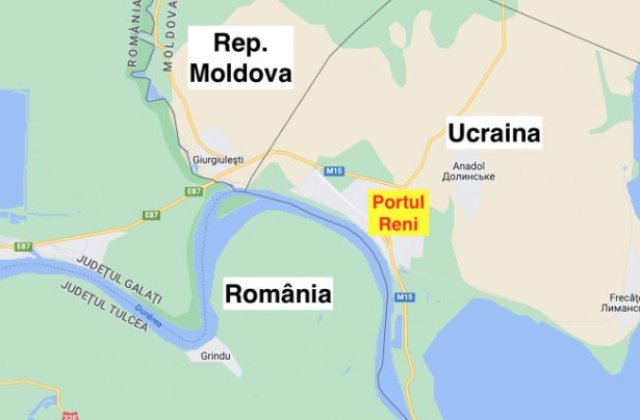 Rușii, bombardament la granița cu Rom&acirc;nia. Portul Reni de pe Dunăre a fost atacat cu drone 