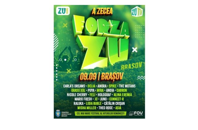 Cei mai iubiți artiști rom&acirc;ni ai momentului, pe scena FORZA ZU