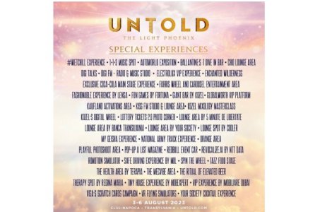 EXPERIENȚE UNICE LA UNTOLD 2023