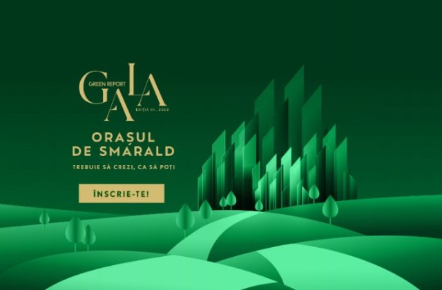 Sustenabilitatea se premiază. &Icirc;ncep &icirc;nscrierile pentru cea de-a treia ediție a Galei Green Report