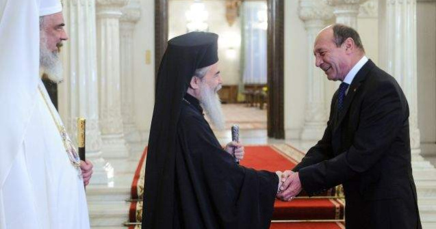 Basescu, intalnire cu Patriarhul Ierusalimului si PF Daniel. Despre ce au discutat