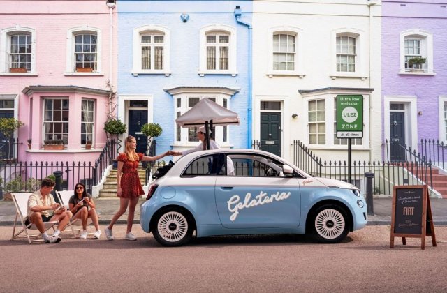 Noul Fiat 500e Gelateria Edition, o mașină pentru iubitorii de &icirc;nghețată