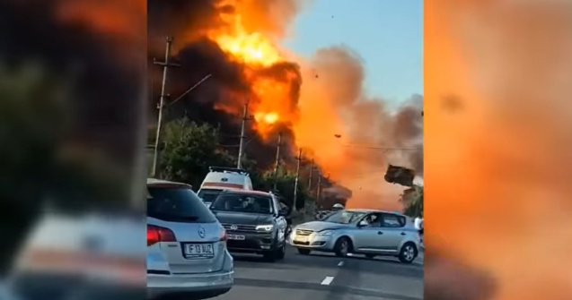Explozii uriașe la o stația GPL din Crevedia. O persoană a decedat