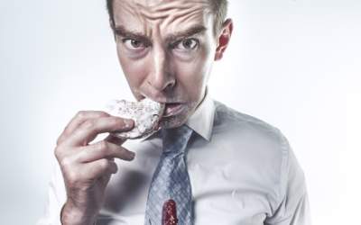 Cu gândul la mâncare. La propriu