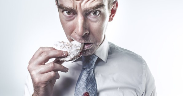 Cu gândul la mâncare. La propriu