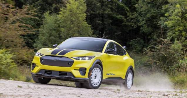 OFICIAL: Noul Ford Mustang Mach-E Rally debutează cu 480 CP și gardă la sol înălțată