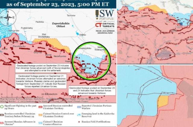 ISW: Iarna nu va opri &icirc;naintarea trupelor ucrainene. Care va fi punctul culminant al contraofensivei