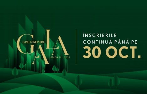 Campionii mediului își mai pot înscrie proiectele la Gala Green Report 2023 până pe 30 octombrie
