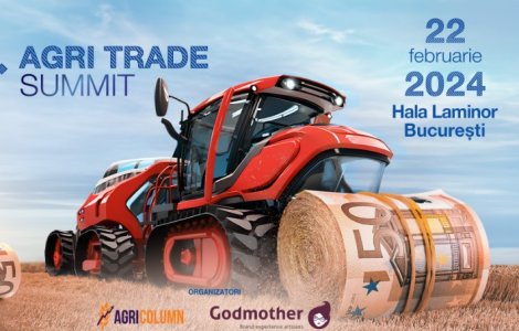 S-au pus în vânzare biletele pentru Agri Trade Summit 2024. Prețuri preferențiale pentru fermierii români care le achiziționează prin intermediul asociațiilor sau sunt validați de organizatori