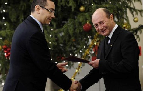 Ponta: Ii urez lui Basescu sa se bucure ca vom avea in sfarsit un presedinte