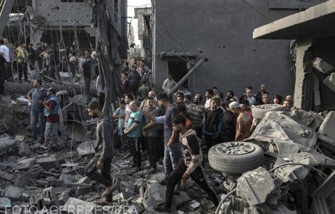 Ajutor medical de urgență lansat în Fâșia Gaza de personalul forțelor aeriene ale Iordaniei