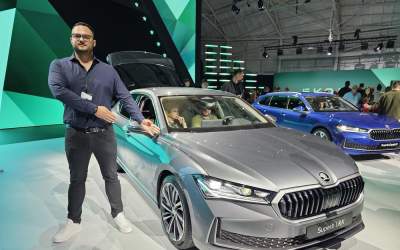 Am văzut pe viu noua Skoda...