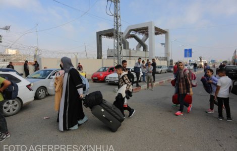 Alți 41 de cetățeni români au scăpat din Fâșia Gaza. Urmează să ajungă în țară în perioada următoare
