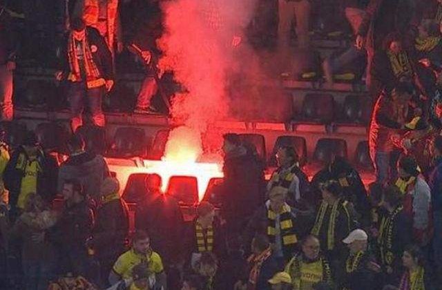 Incidente GRAVE la Borussia Dortmund - Galatasaray! Doi politisti au fost raniti