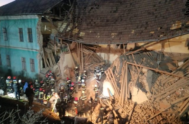 Administratorul firmei care făcea lucrările l&acirc;ngă căminul din Odorheiu Secuiesc a fost reținut