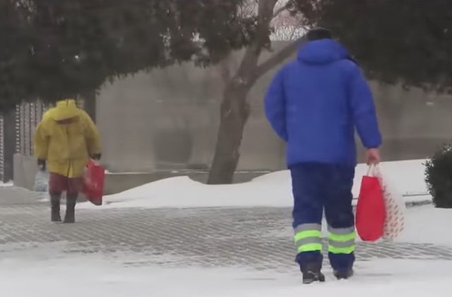 Val de aer polar peste Europa. Orașe &icirc;ngropate sub nămeți, v&acirc;nt puternic și temperaturi scăzute