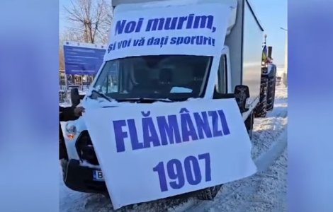 Protestele fermierilor și transportatorilor români blochează țara. Vor circula cu cel mult 10 km/oră pe drumurile naţionale, cu sute de tractoare şi camioane