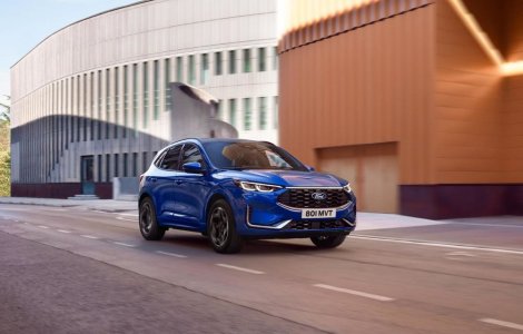 Noul Ford Kuga facelift: versiune plug-in hybrid cu 69 km autonomie...