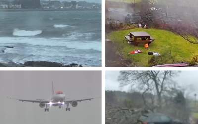 Furtuna Isha face prăpăd în...