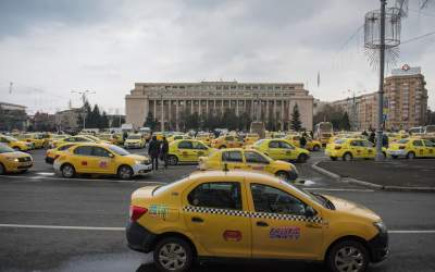 Taximetriștii din București...