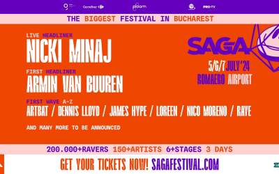 SAGA Festival anunță Nicki...